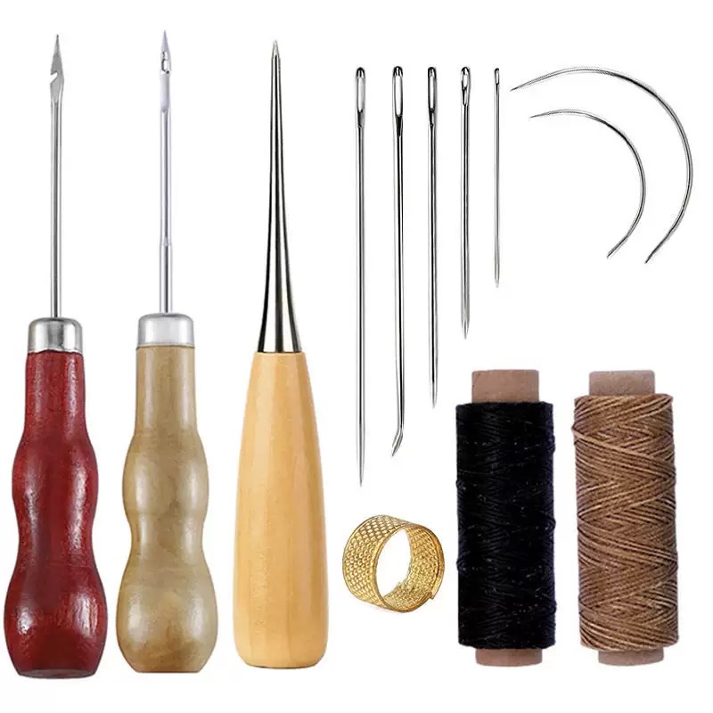 Leatherwork Thread - 13 Pcs Leather Sewing Set Handbag