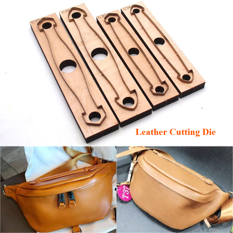 Leatherwork Templates - Handle Shape Leather Cutting Die, DIY