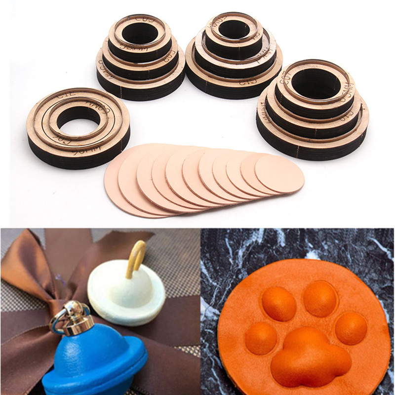 Leatherwork Templates - 1Pcs Round Leather Cutting Die DIY