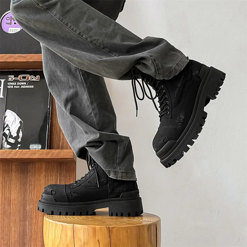 Leatherwork Clamp - Work boots autumn/winter 2025 new thick