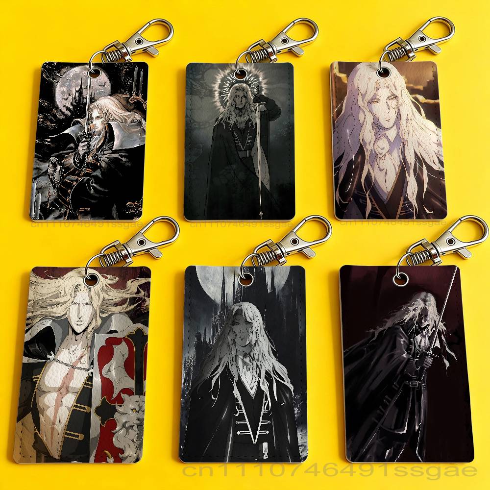Leather Works - Game C-Castlevania Alucard Badge Holder Keychain
