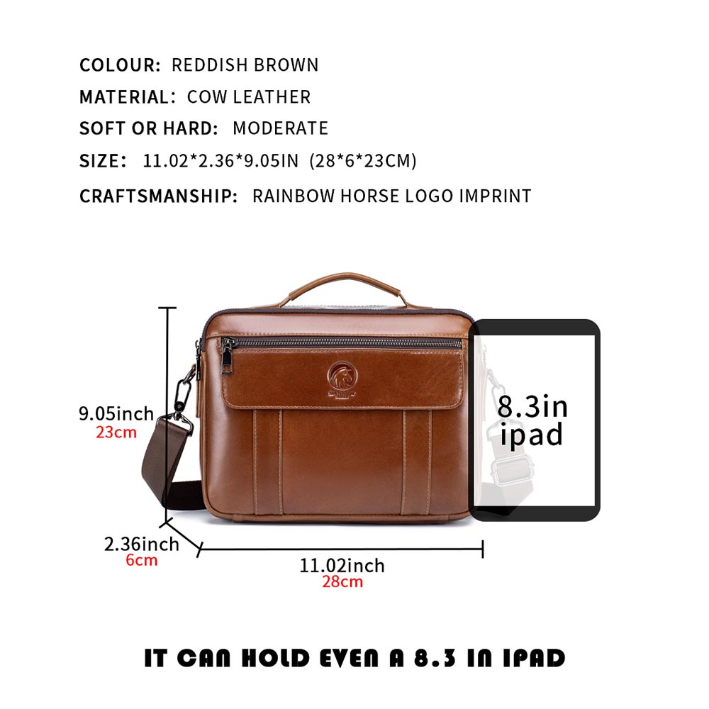 New men's mini crossbody bag,  - Leatherwork Thread review and price