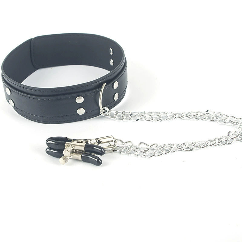 Punk Leather Neck Choker Colla - Leatherwork Clamp review and price
