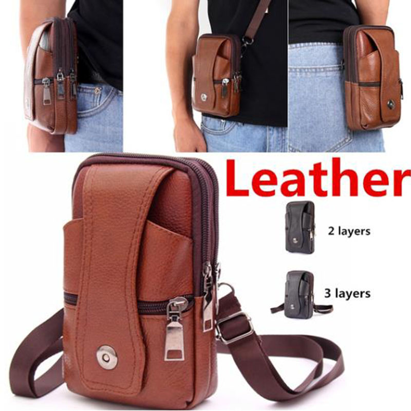 1Pcs Men Cell Phone Belt Pack  - Leatherwork Belt review and price