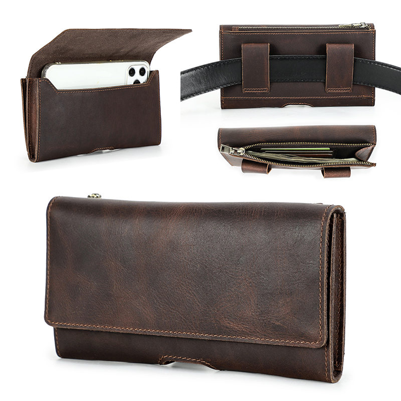 Cowhide Leather Waist Bag Phon - Leatherwork Belt review and price