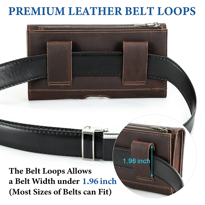 Cowhide Leather Waist Bag Phon - Leatherwork Belt review and price