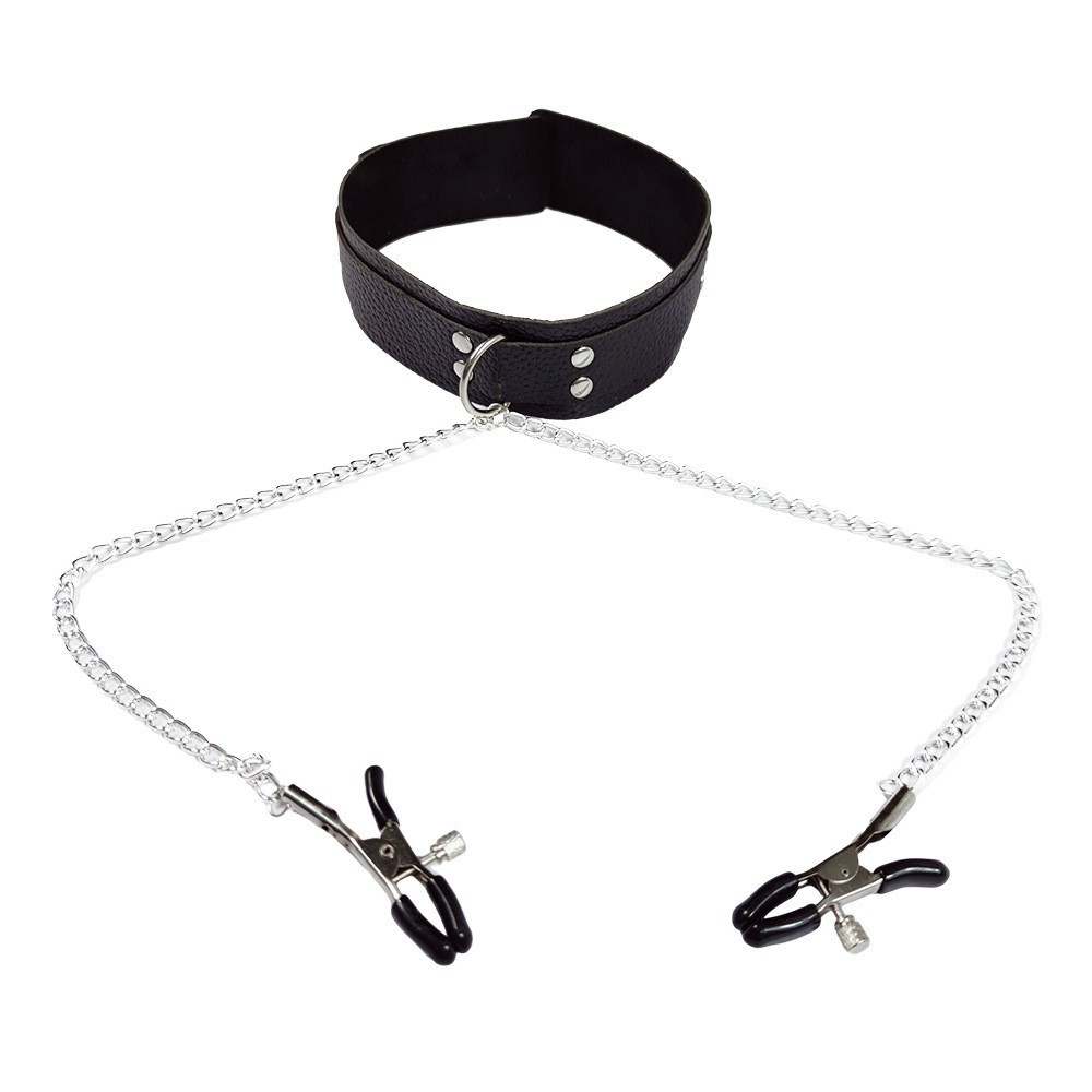Punk Leather Neck Choker Colla - Leatherwork Clamp review and price