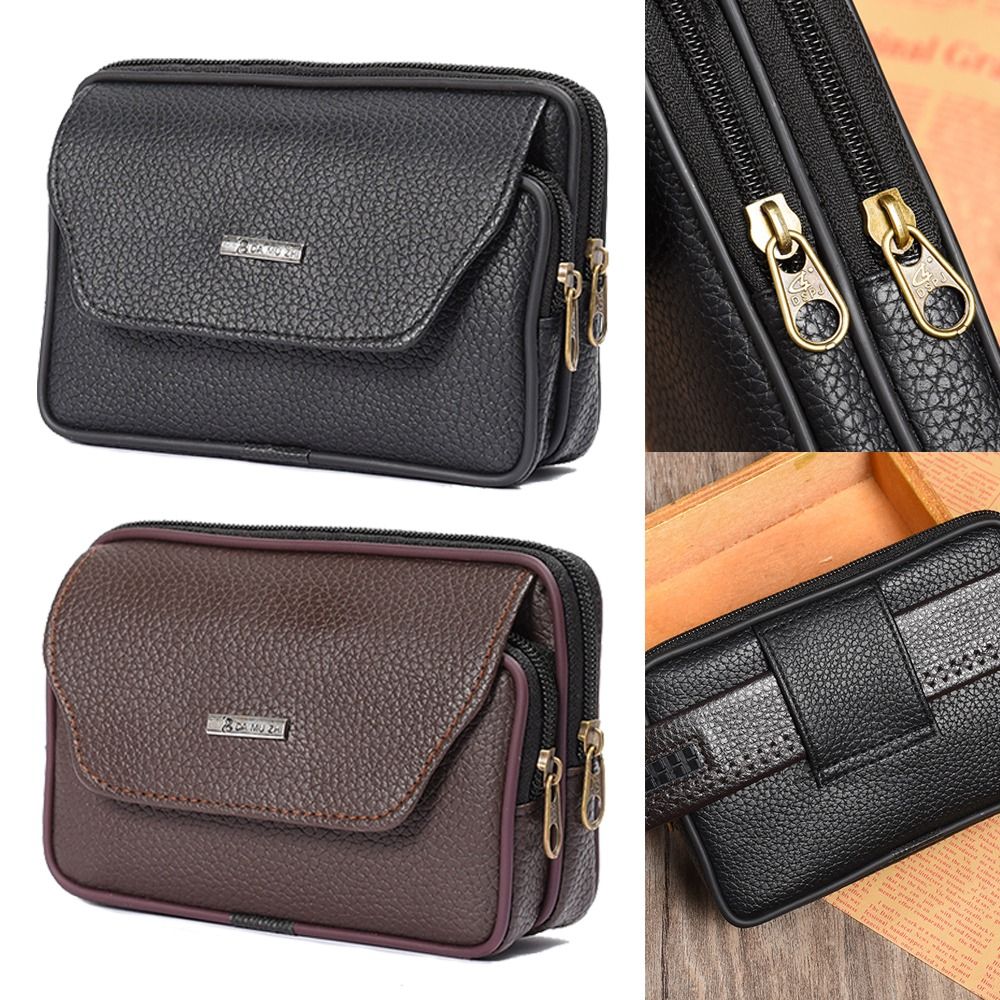 Casual PU Leather Men Waist Ba - Leatherwork Belt review and price