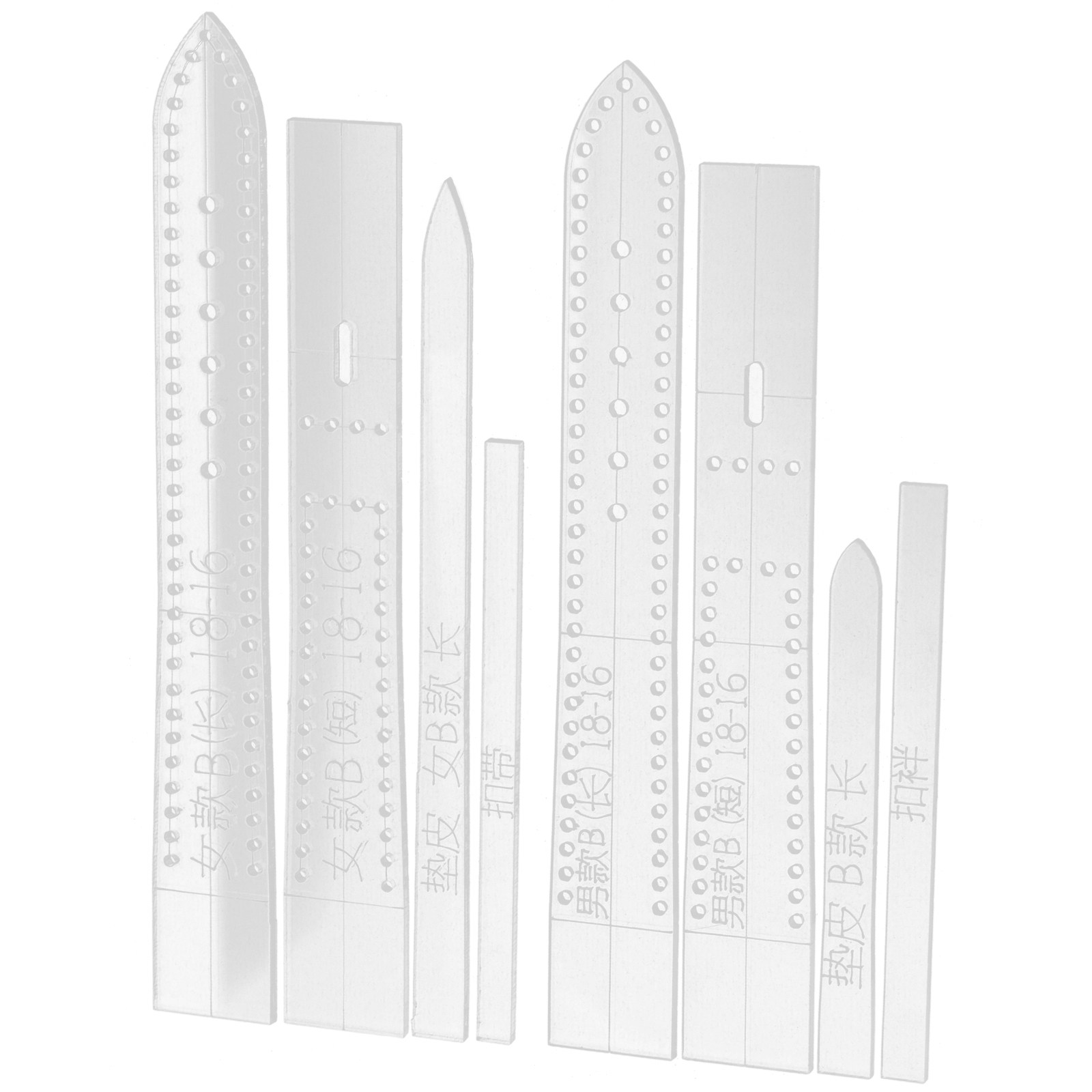 8Pcs Acrylic Watchband Templat - Leatherwork Templates review and price