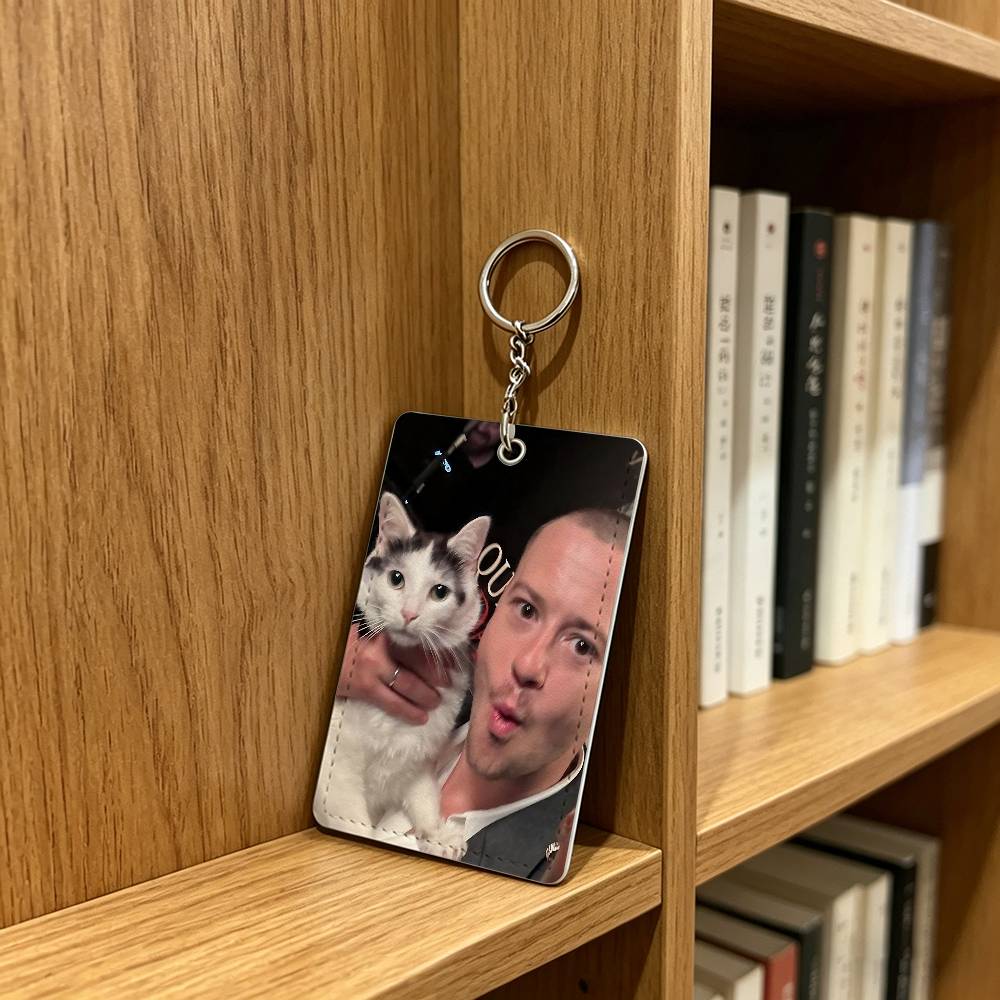 actor J-Joseph Quinn Cat Badge - Leather Works review and price