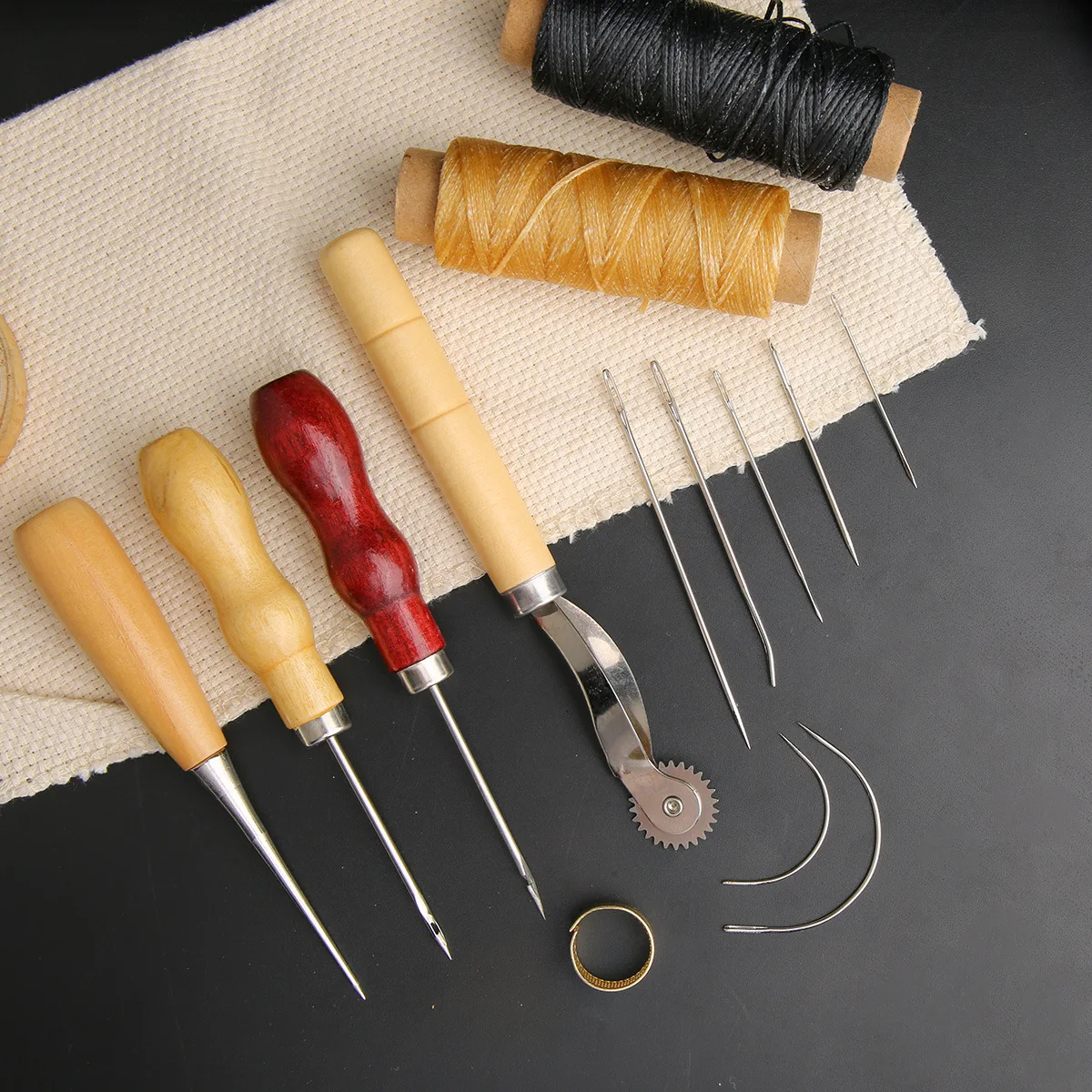 14PCS Leather Craft Sewing Kit - Leatherwork Thread review and price