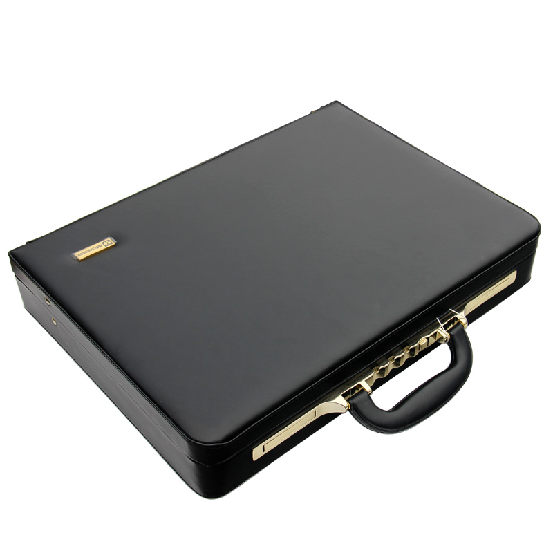 Luxury PU Leather Rolling Lugg - Leather Work Laptop Bag review and price