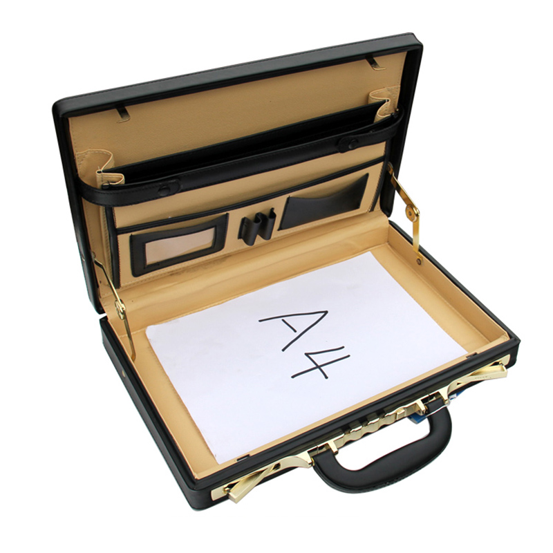 Luxury PU Leather Rolling Lugg - Leather Work Laptop Bag review and price