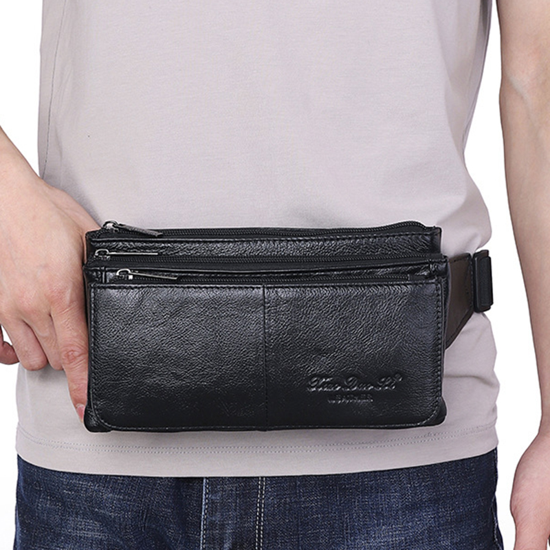 Men Waist Fanny Pack Belt Hip  - Leatherwork Belt review and price