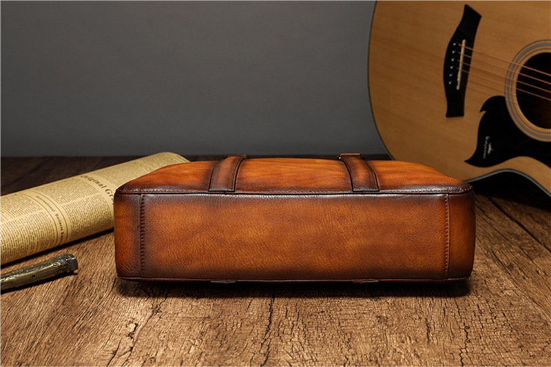 YETTIES Business Top Grain Lea - Vintage Leatherwork review and price