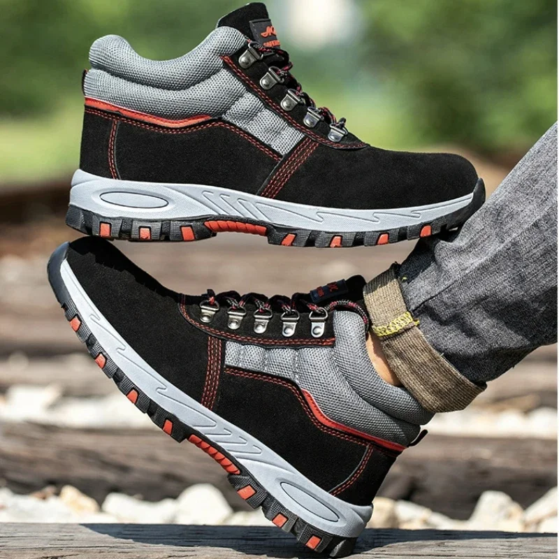 High Quality Men Safety Boots  - Leather Work Boots review and price