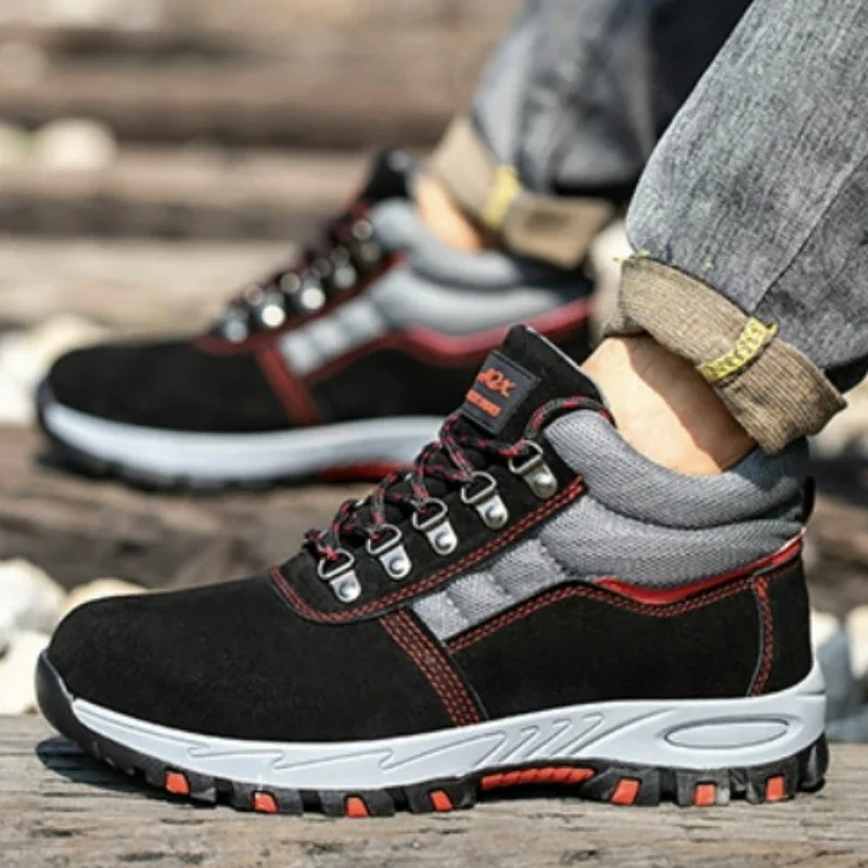 High Quality Men Safety Boots  - Leather Work Boots review and price