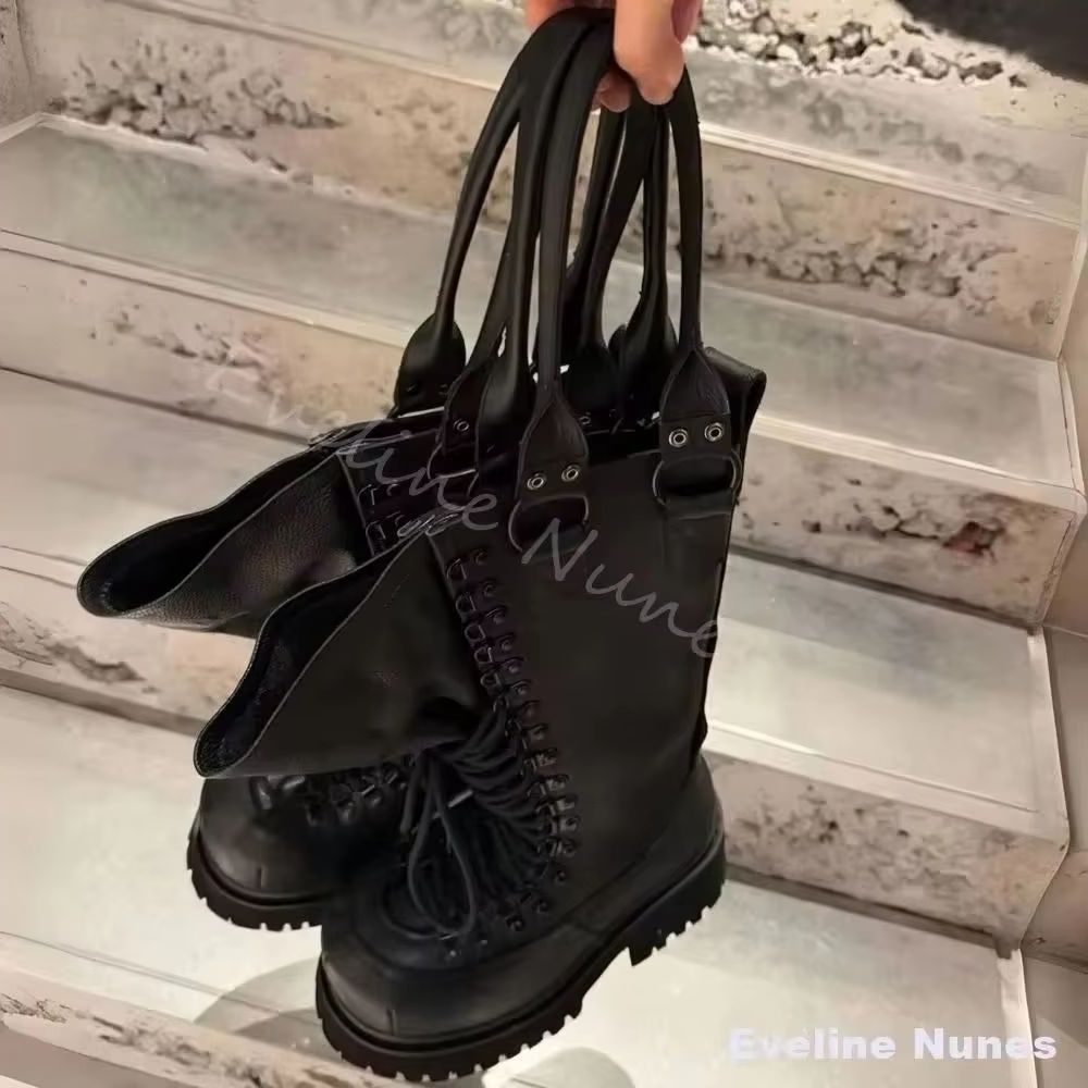 Retro Genuine Leather Motorcyc - Leather Work Boots review and price