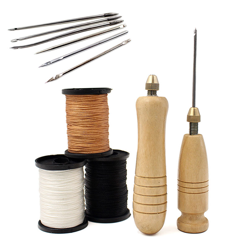 1Set DIY Leather Sewing Awl Ne - Leatherwork Thread review and price