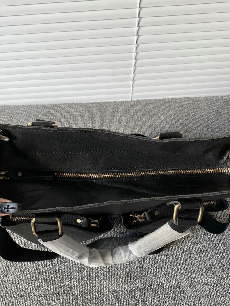 Vintage Cowskin Mens Briefcase - Vintage Leatherwork review and price
