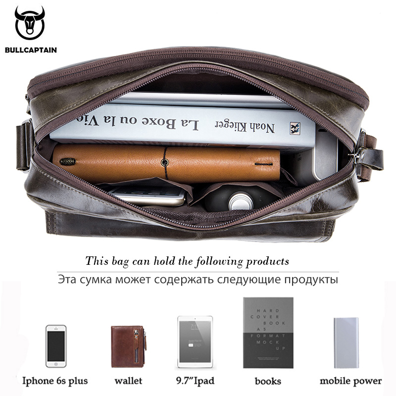 BULLCAPTAIN Genuine Leather Me - Leather Work Laptop Bag review and price