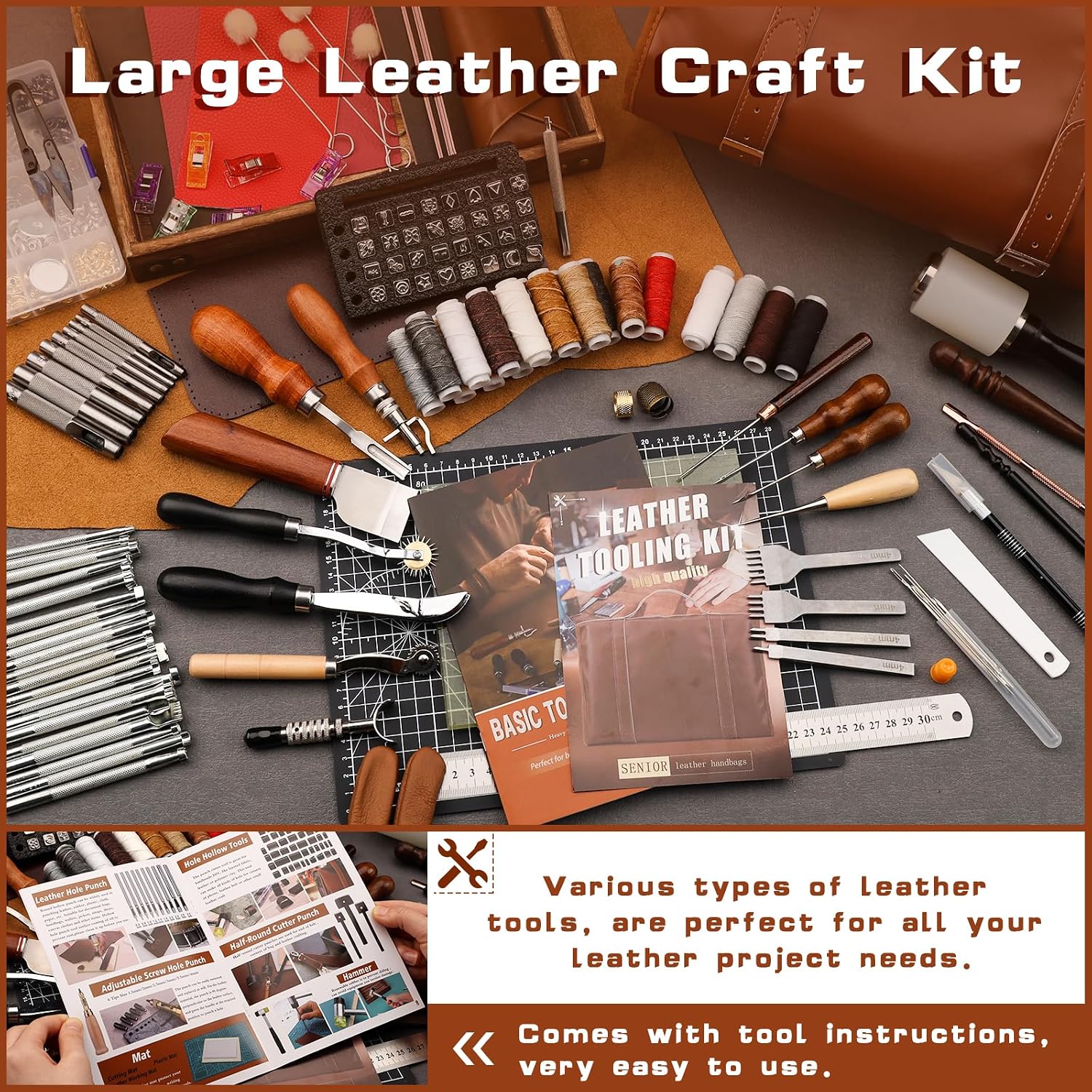 Leather Tooling Kit Leather Cr - Leather Works review and price