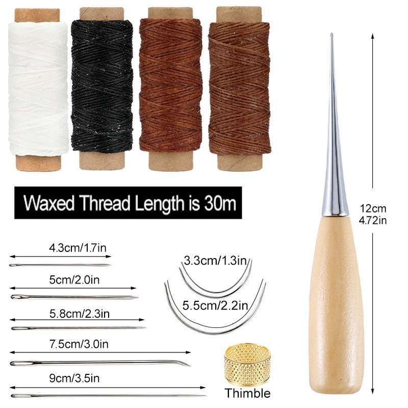 13 Pcs Leather Sewing Set Hand - Leatherwork Thread review and price