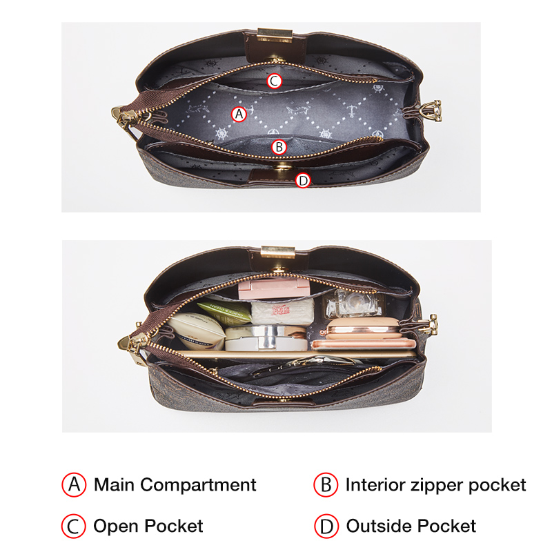 FOXER Women's Shoulder Bag PVC - Vintage Leatherwork review and price