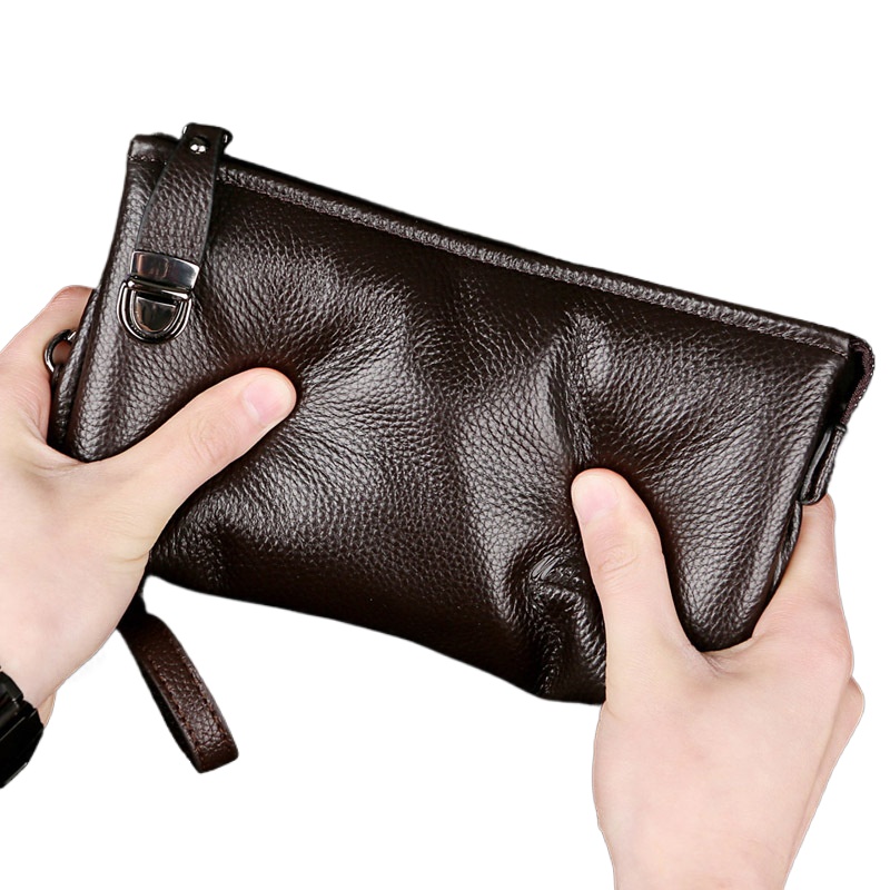 2025 Hand Bag Men Real Cowhide - Leatherwork Clamp review and price