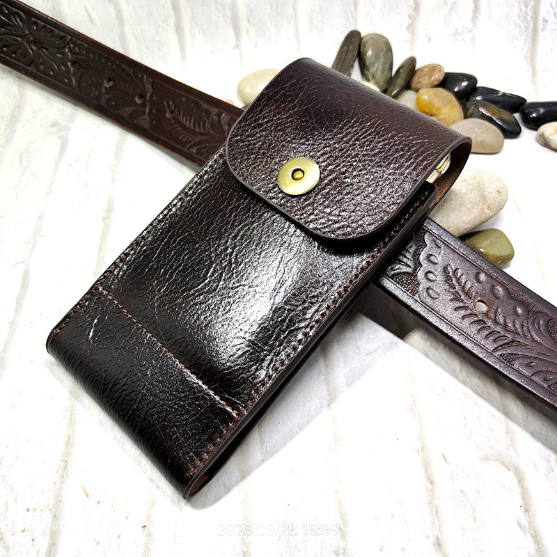 Mobile Phone Waist Bag Holster - Leatherwork Belt review and price