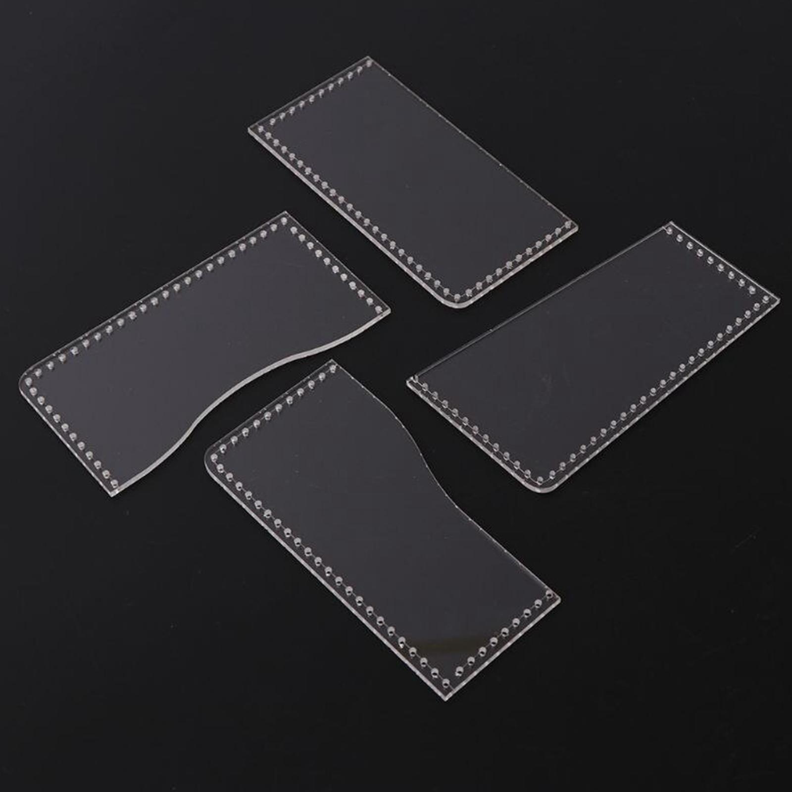 Acrylic Leather Wallet Card Ba - Leatherwork Templates review and price