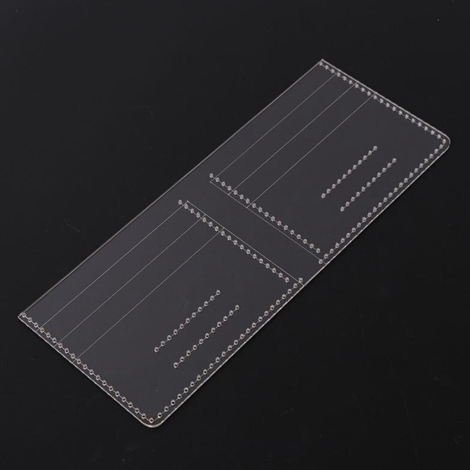 Acrylic Leather Wallet Card Ba - Leatherwork Templates review and price