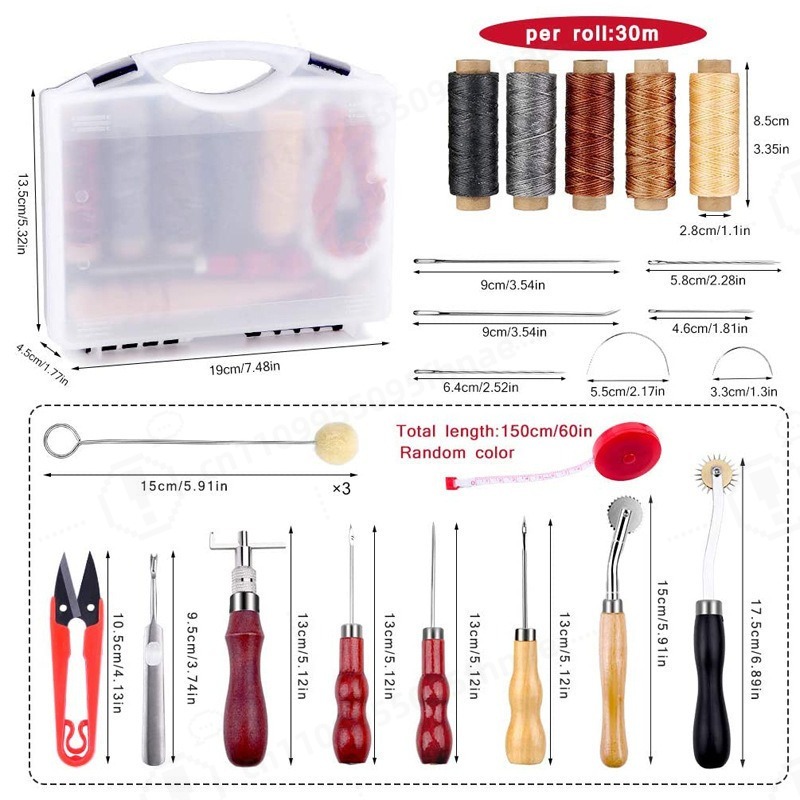 DIY Leather Craft Hand Sewing  - Leatherwork Thread review and price