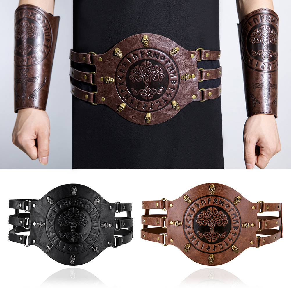 Medieval wide corset belt, Vik - Leatherwork Belt review and price