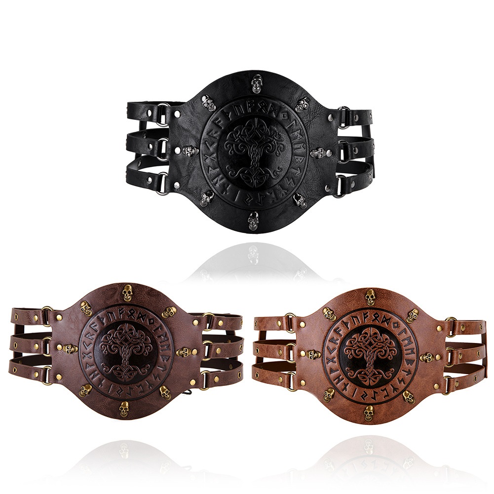 Medieval wide corset belt, Vik - Leatherwork Belt review and price