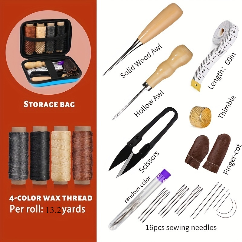 [Leather Working Kit] Leather  - Leatherwork Thread review and price