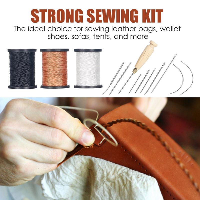 Leather Stitching Kit Heavy Du - Leatherwork Thread review and price