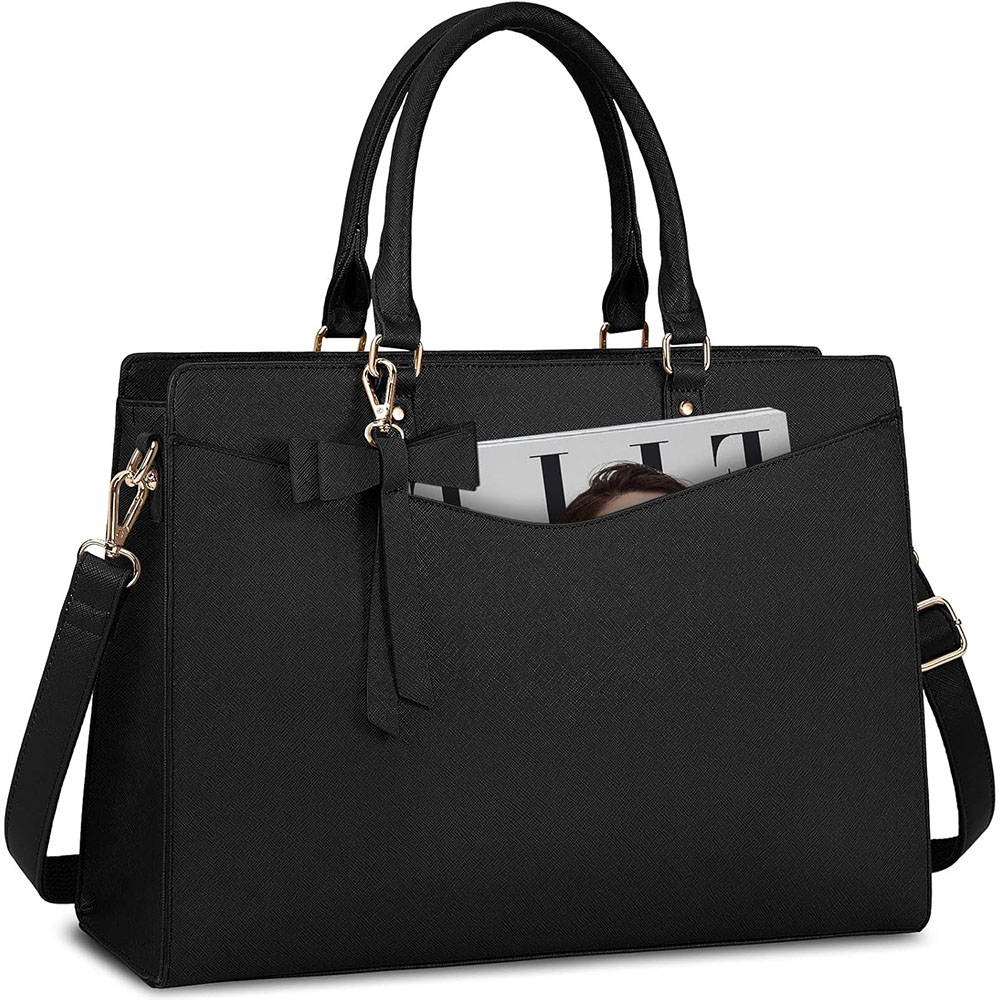 Laptop Bag for Women 15.6 Inch - Leather Work Laptop Bag review and price