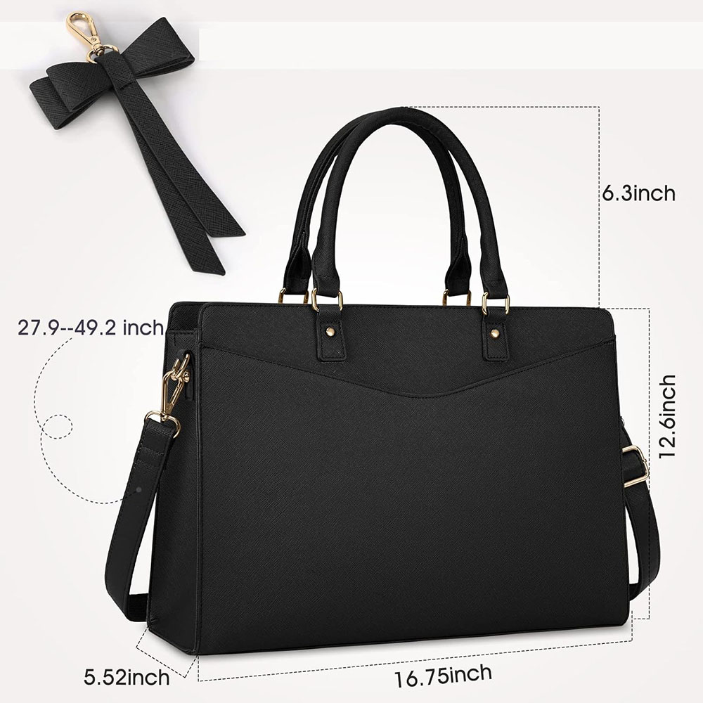 Laptop Bag for Women 15.6 Inch - Leather Work Laptop Bag review and price