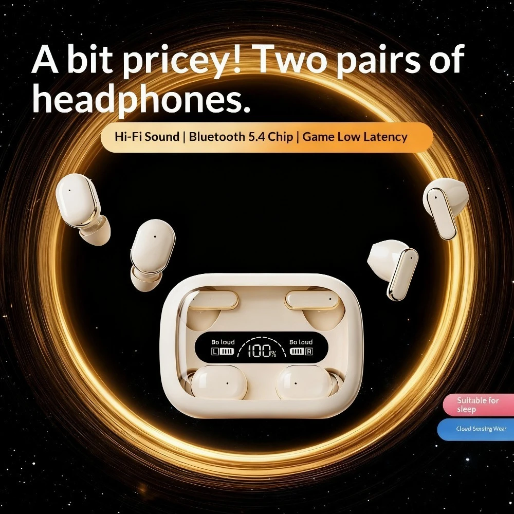 Wireless Earbuds Noise Cancell - Leatherworking Leveling review and price