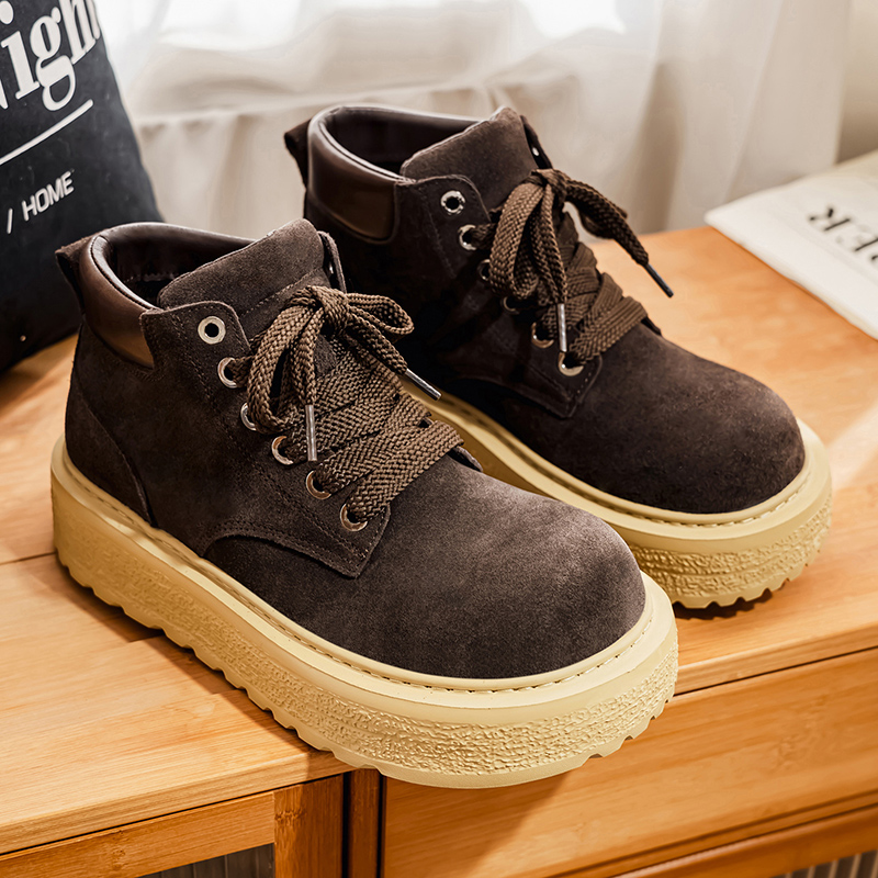 Men's high-quality suede horse - Leather Work Boots review and price