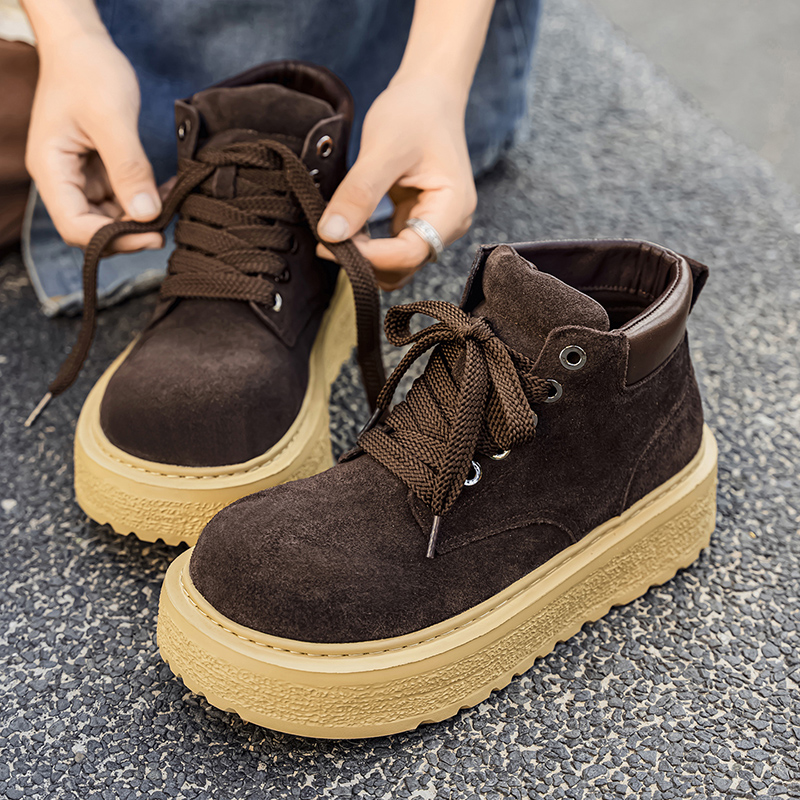 Men's high-quality suede horse - Leather Work Boots review and price