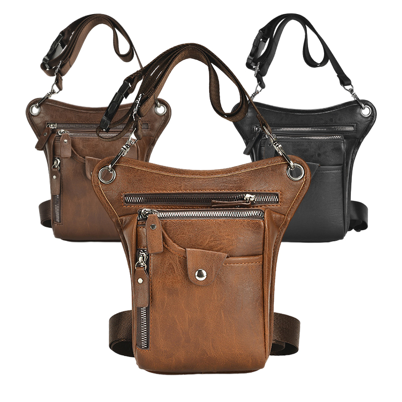 Vintage Pu Leather Waist Pack  - Leatherwork Belt review and price