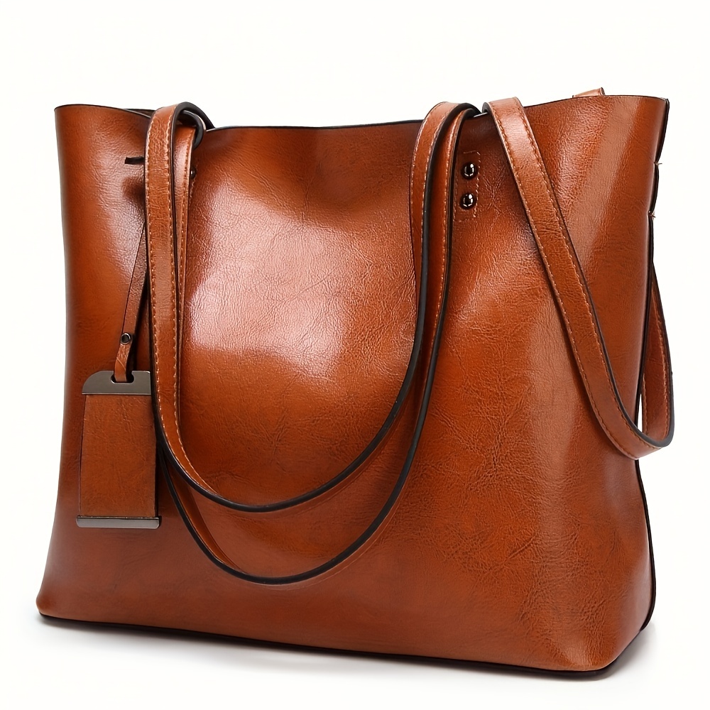Fashionable Classic Retro Leat - Leather Work Laptop Bag review and price