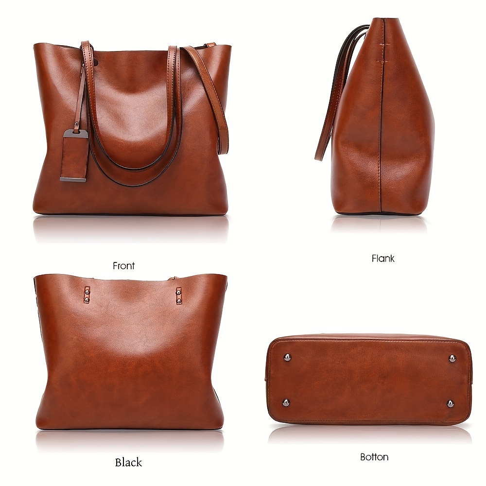 Fashionable Classic Retro Leat - Leather Work Laptop Bag review and price