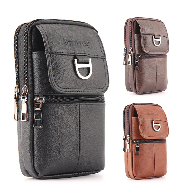 Men's Leather Waist Bag - Larg - Leatherwork Belt review and price