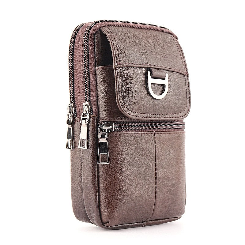 Men's Leather Waist Bag - Larg - Leatherwork Belt review and price
