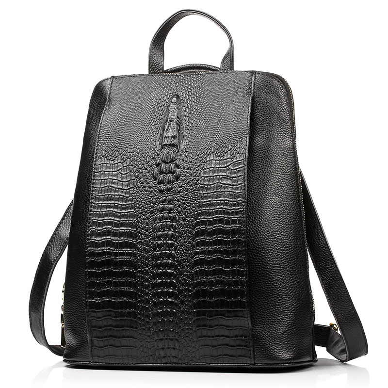 Zency Women's Crocodile Leathe - Leather Work Laptop Bag review and price