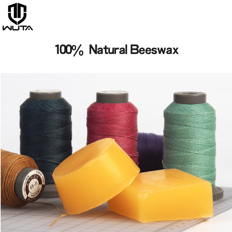WUTA 1PC 100% Natural Beeswax  - Leatherwork Thread review and price