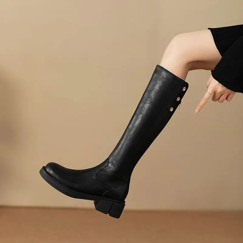 Autumn Winter Middle Heel Ladi - Leatherwork Designs review and price